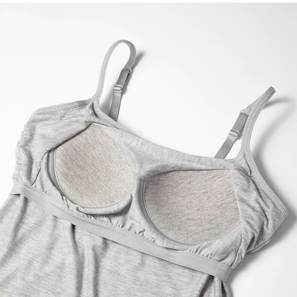 🏆LAST DAY SALE 49% OFF🔥Loose-fitting Tank Top With Built-in Bra