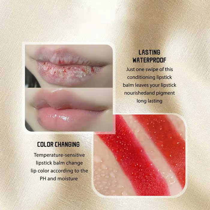 🏆Only $12.99Last Day Promotion!🎁- ✨Transferproof Color-Changing Lipstick💄CrystalClear Color Alchemy 💋 Auto-Tints on Contact!
