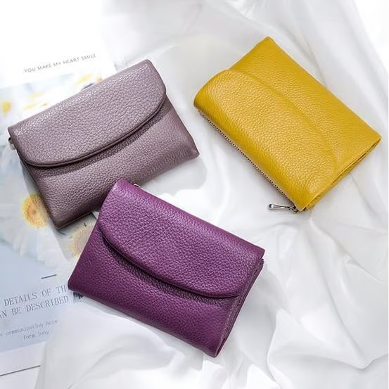 🔥⏰Unisex Pebble Real Leather RFID Wallet🔥