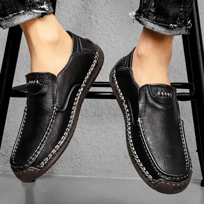 (🔥50% de desconto hoje - não perca) - Sapatos ortopédicos em pele macia e confortável - Design ergonómico (alívio fácil para as dores nos pés)