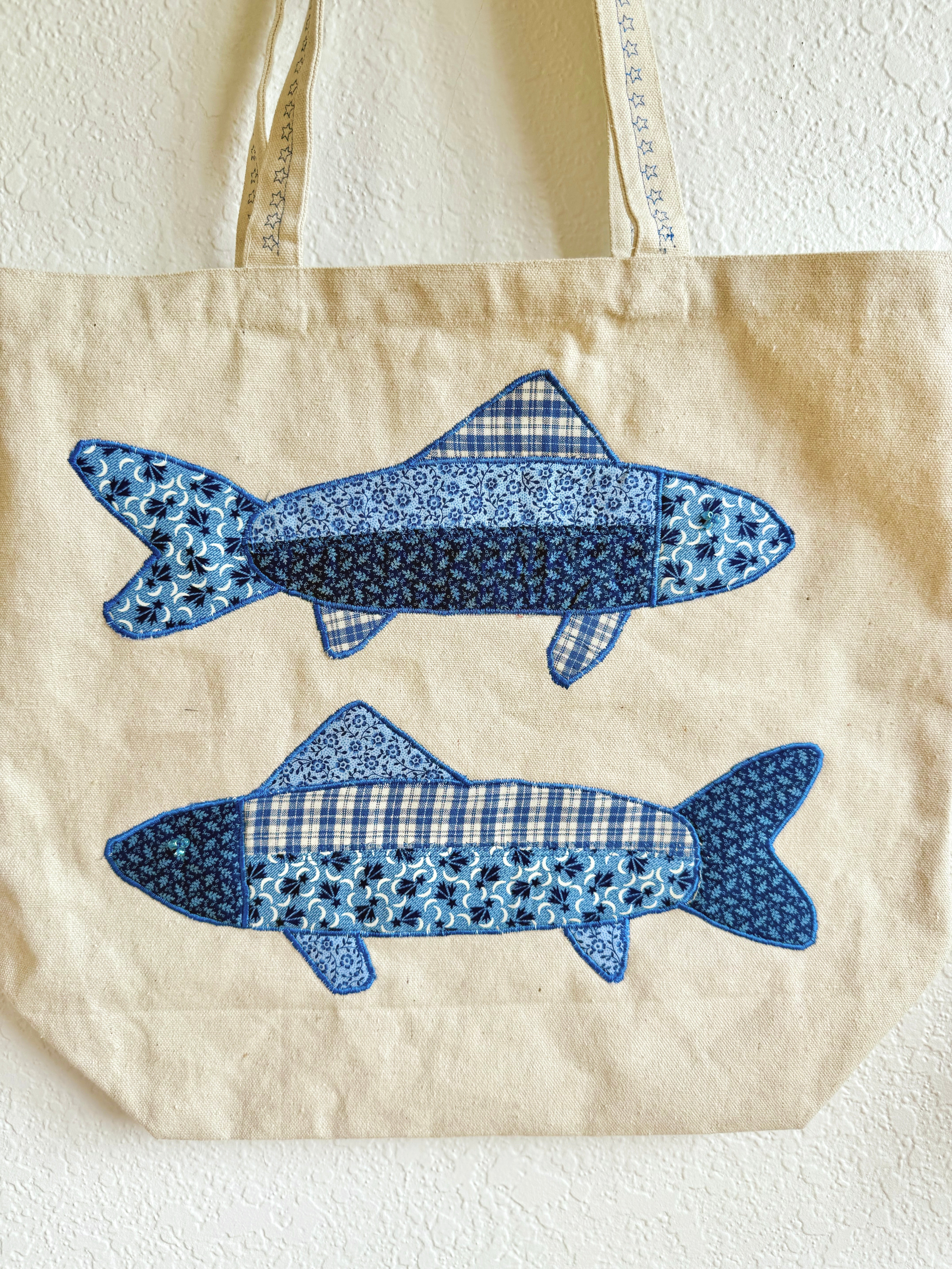 Blue Fish Tote