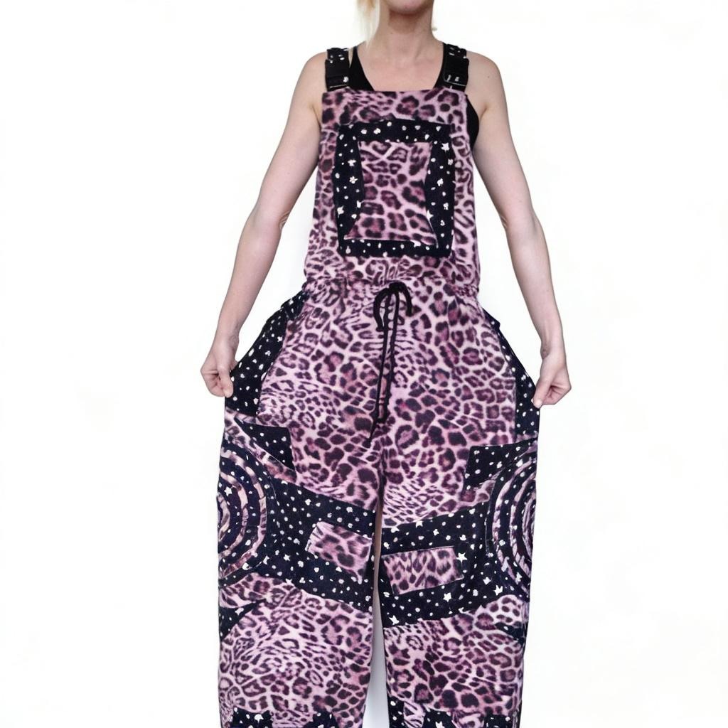 Women's multi Dungarees-overalls