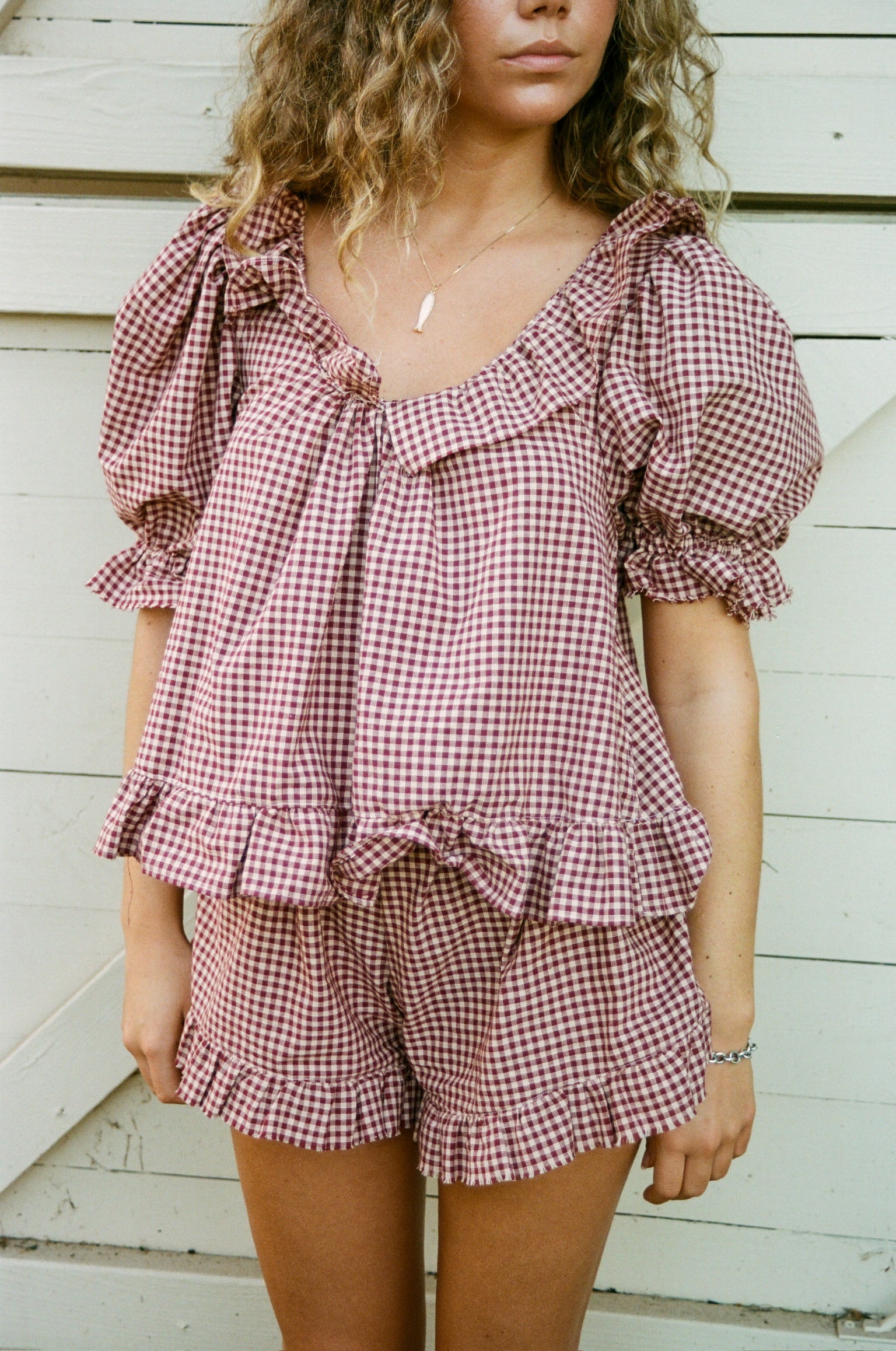Boheme Shorties ~ Gingham
