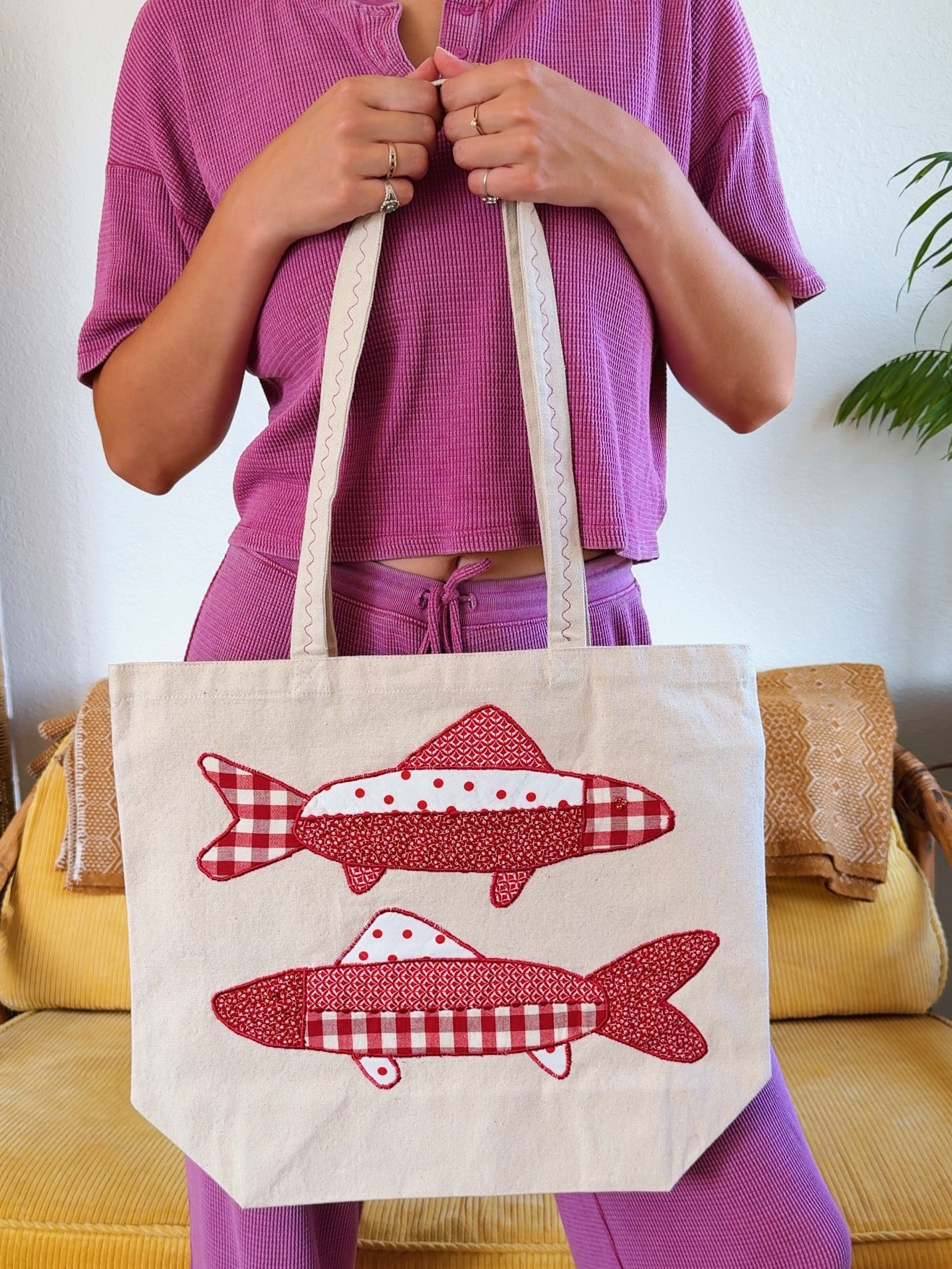 Red Fish Tote