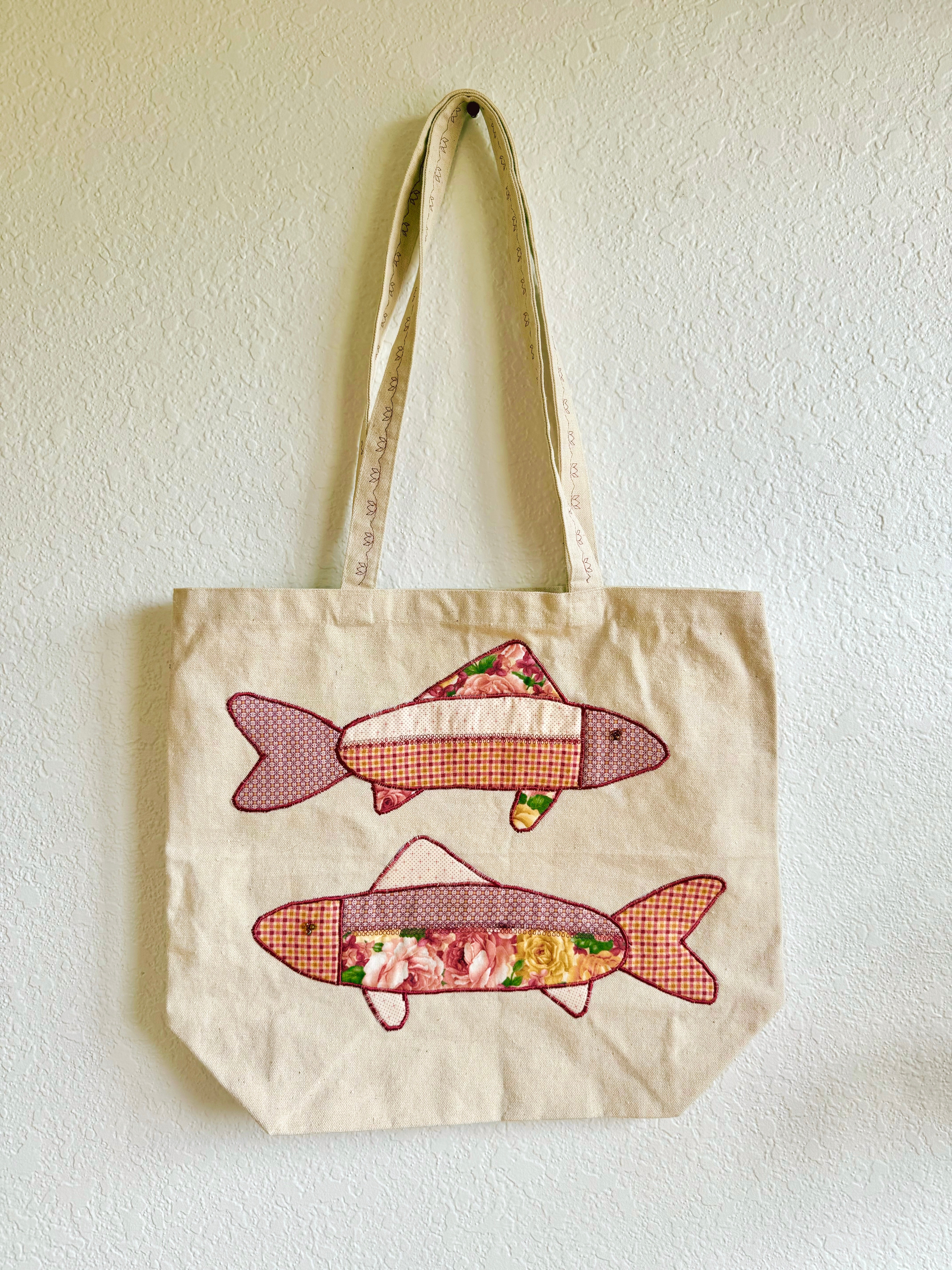 Pink Fish Tote
