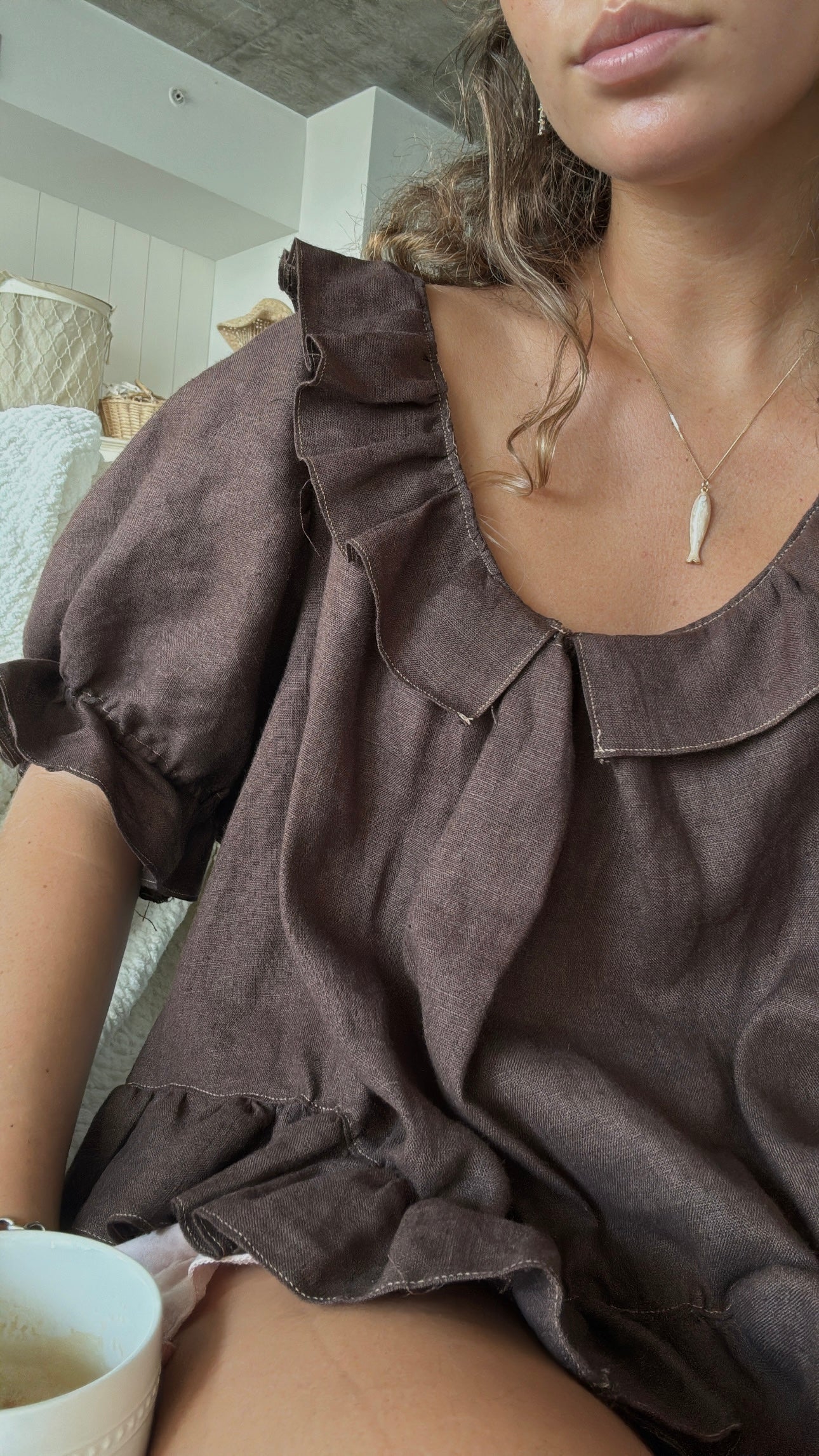 Boheme Blouse ~ Cocoa