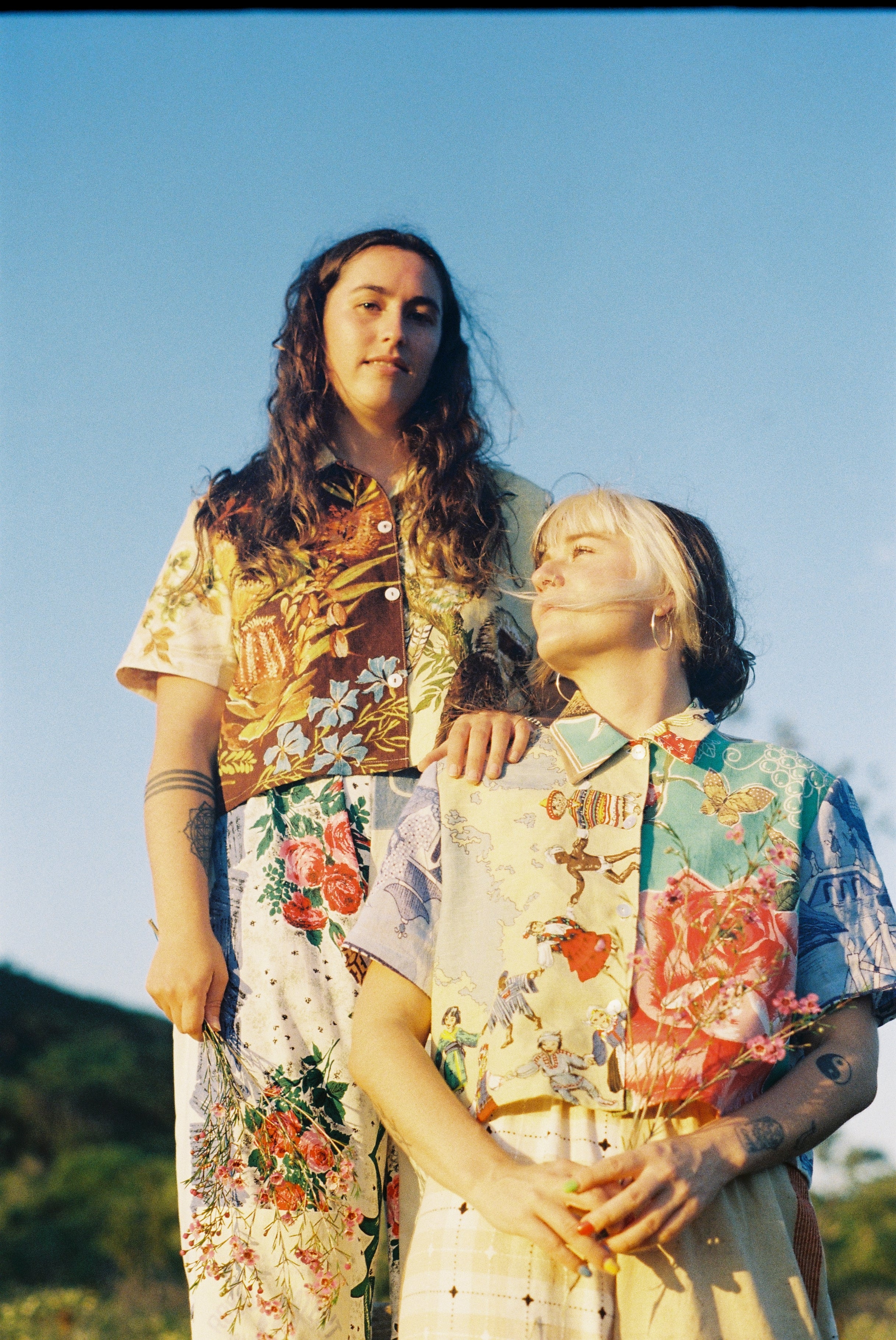 Button Up Shirt | Orange Blossom | Medium