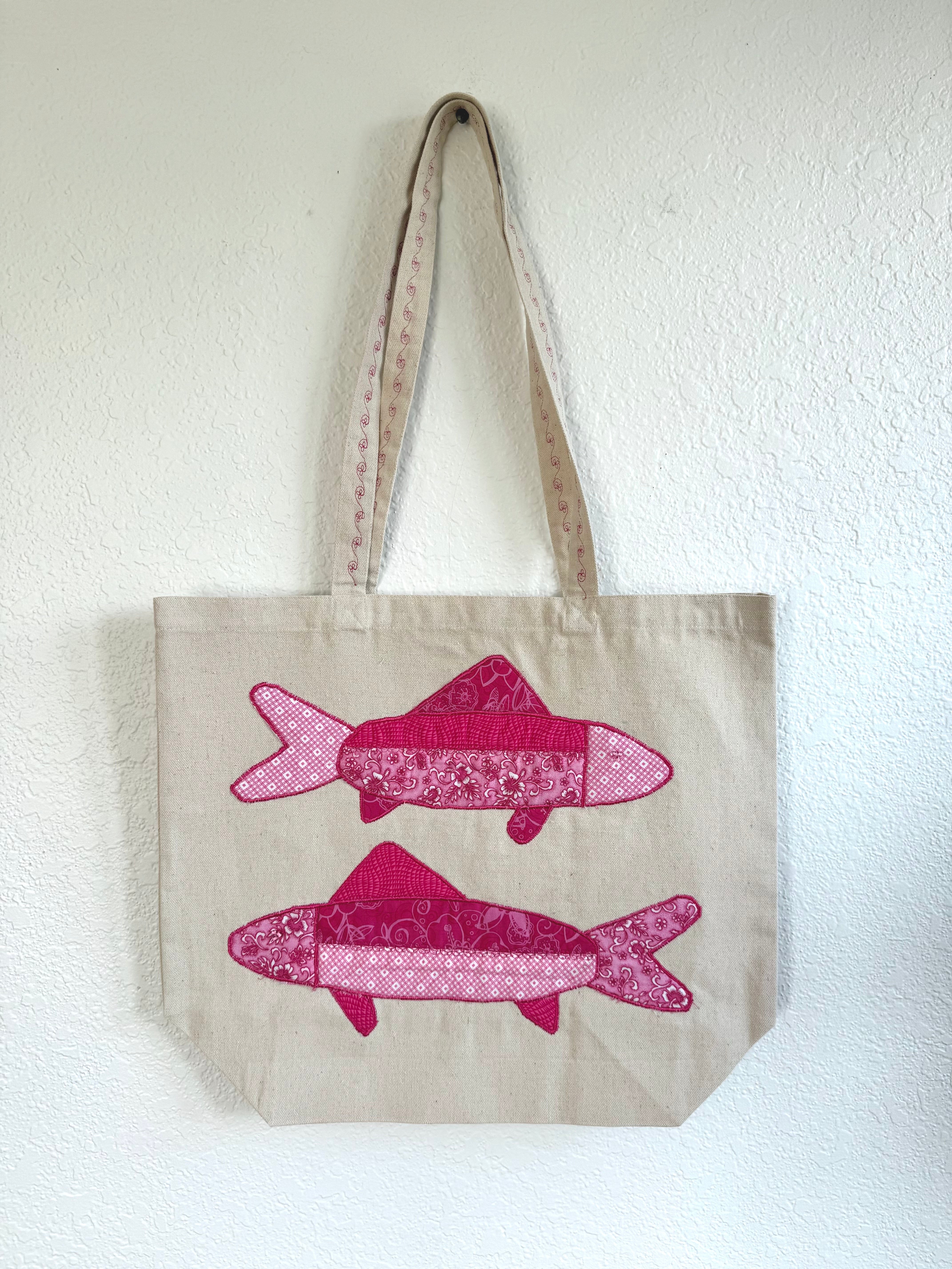 Pink Fish Tote