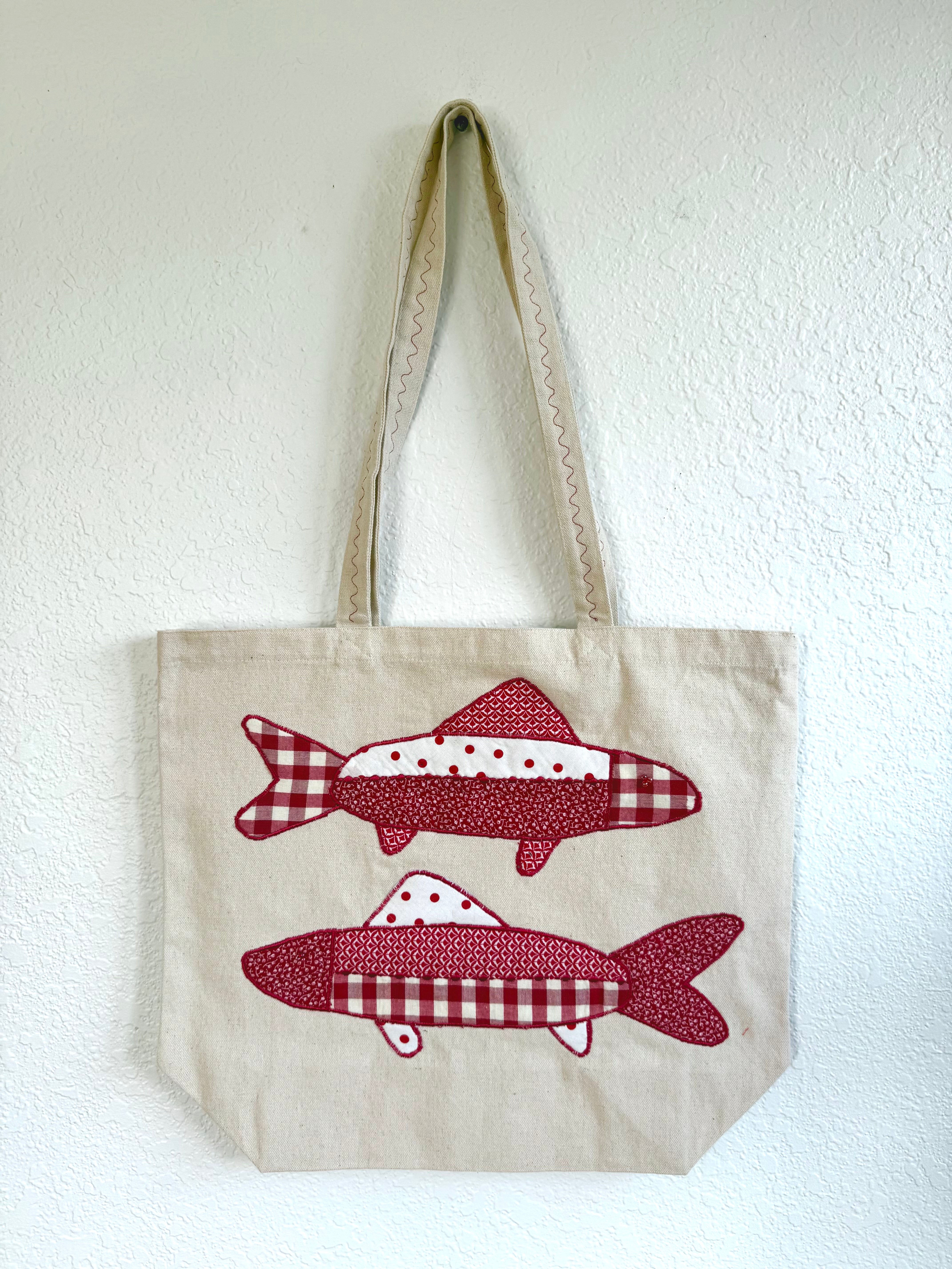 Red Fish Tote