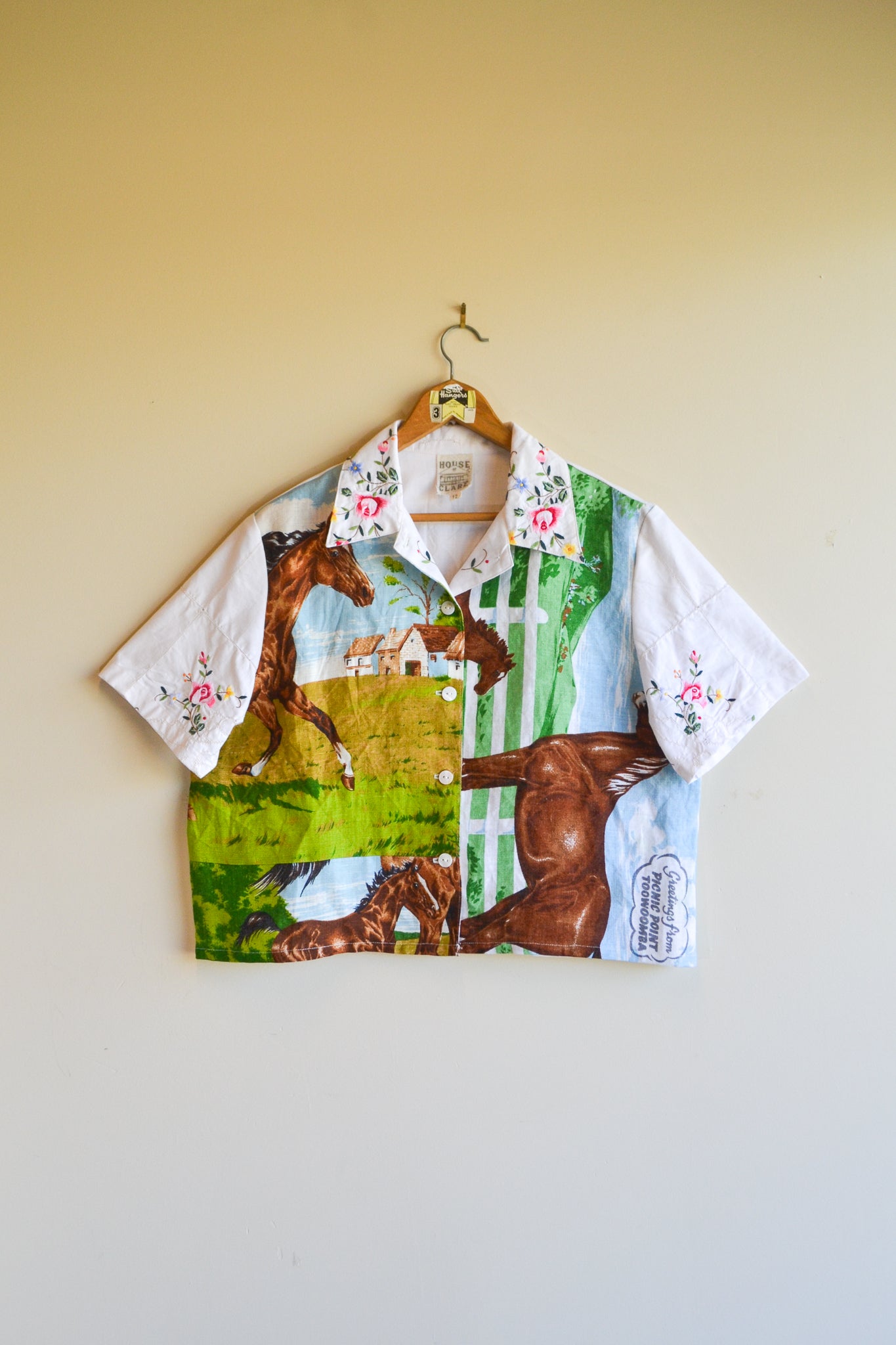 Button Up Shirt | Horses