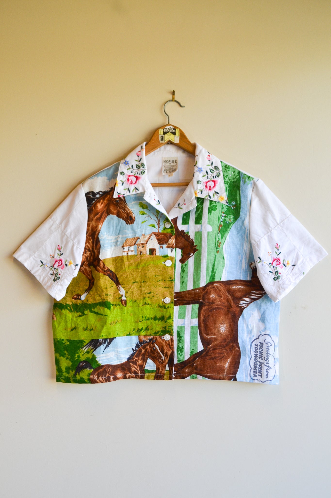 Button Up Shirt | Horses