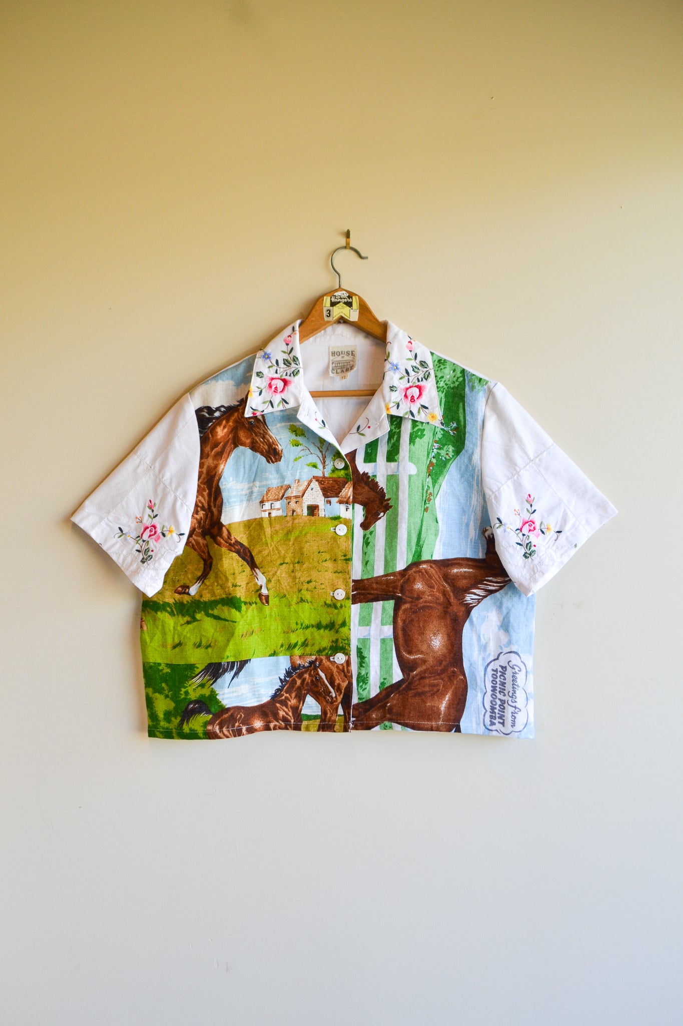 Button Up Shirt | Horses