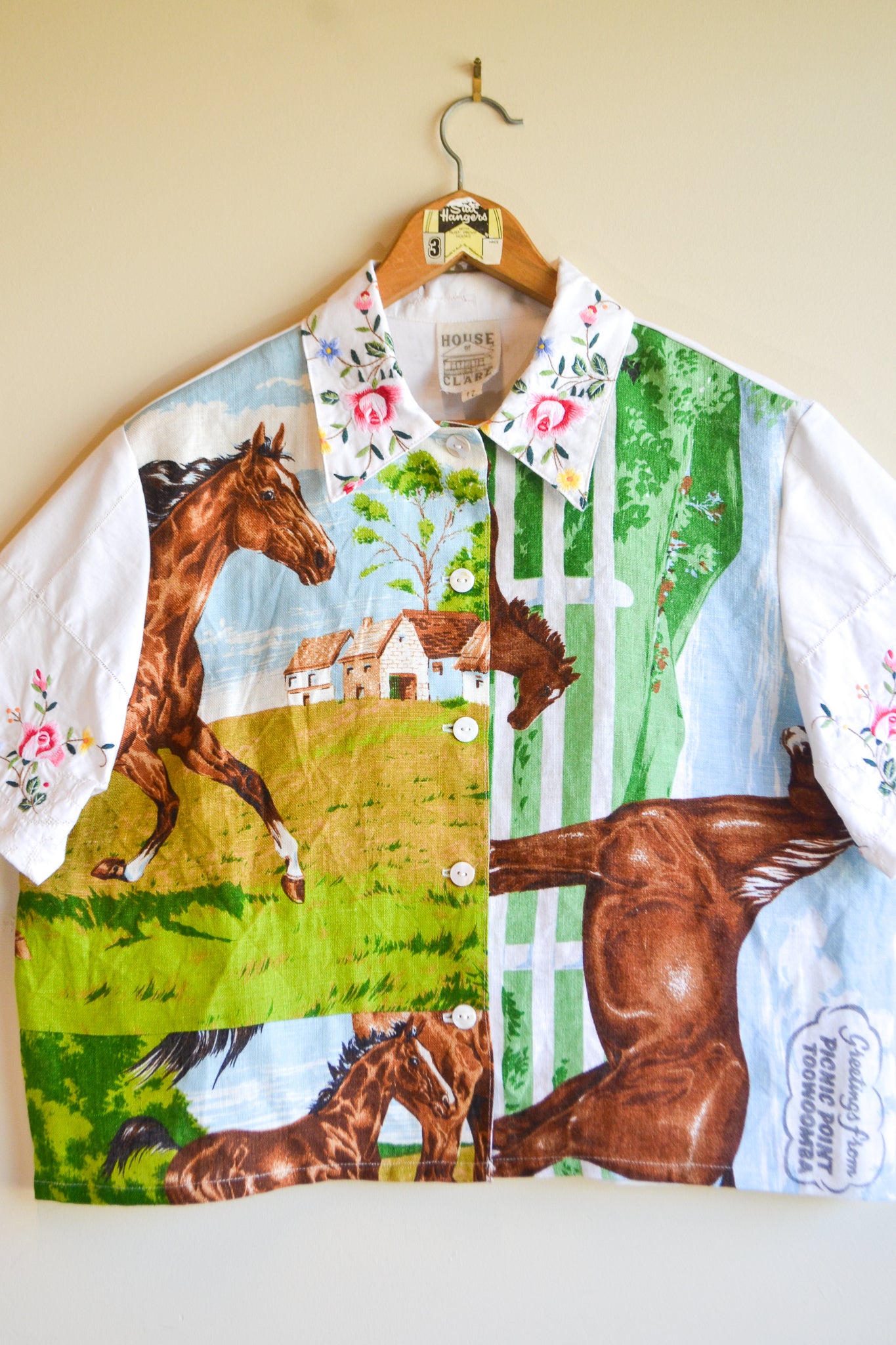 Button Up Shirt | Horses