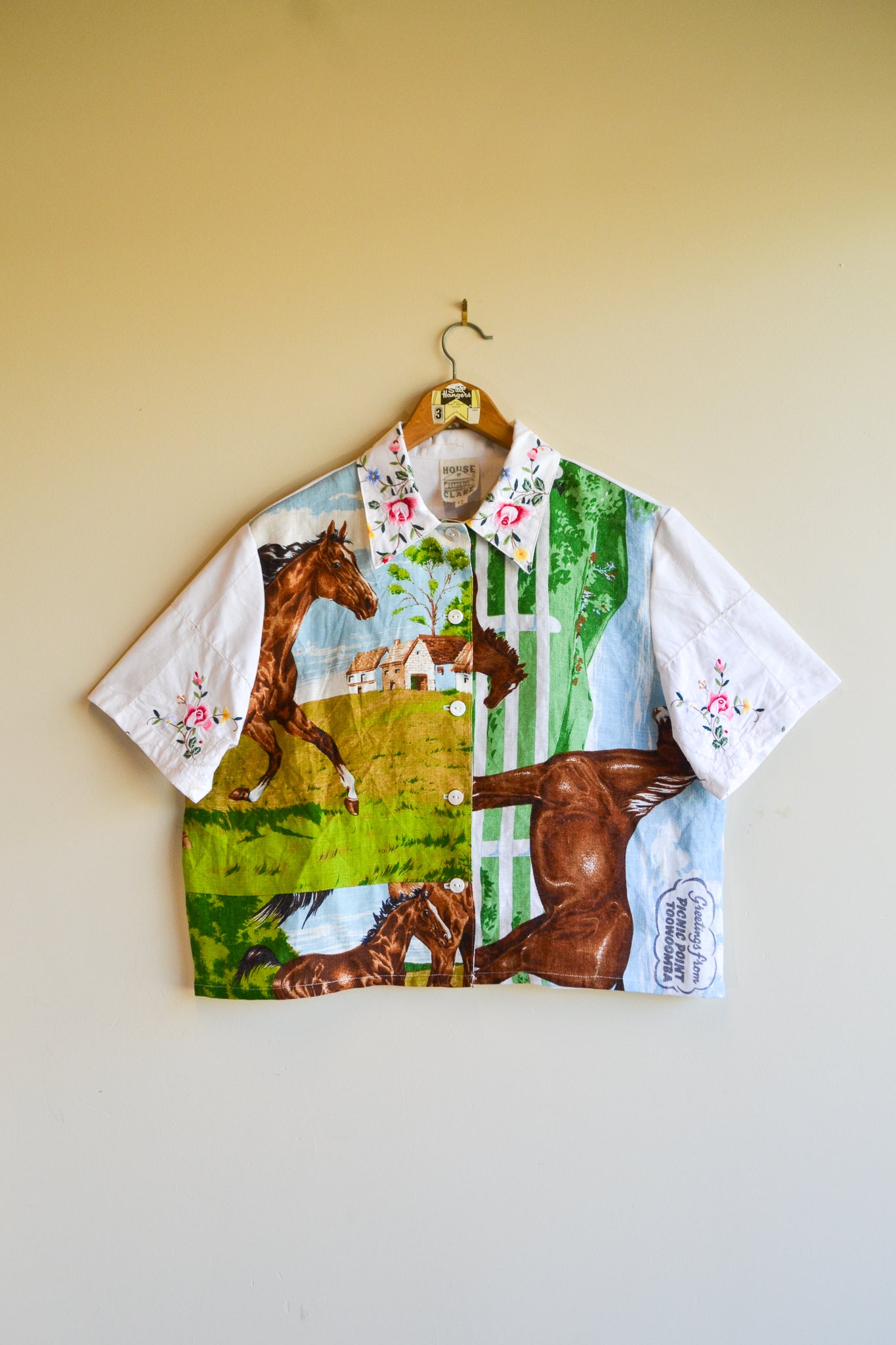 Button Up Shirt | Horses