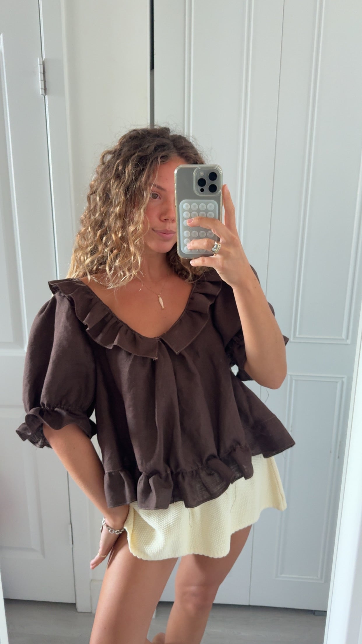 Boheme Blouse ~ Cocoa