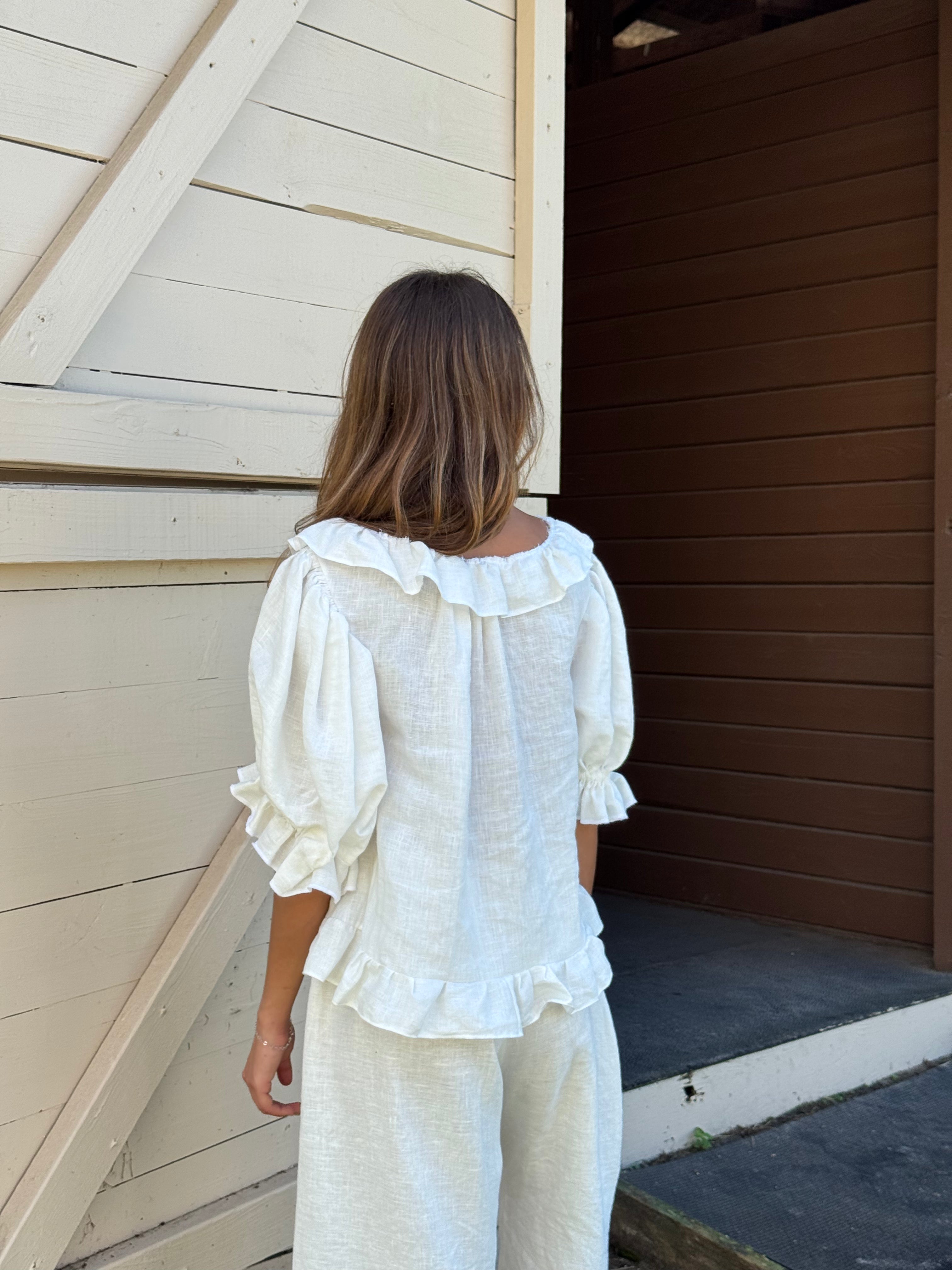 Boheme Blouse ~ Ivory