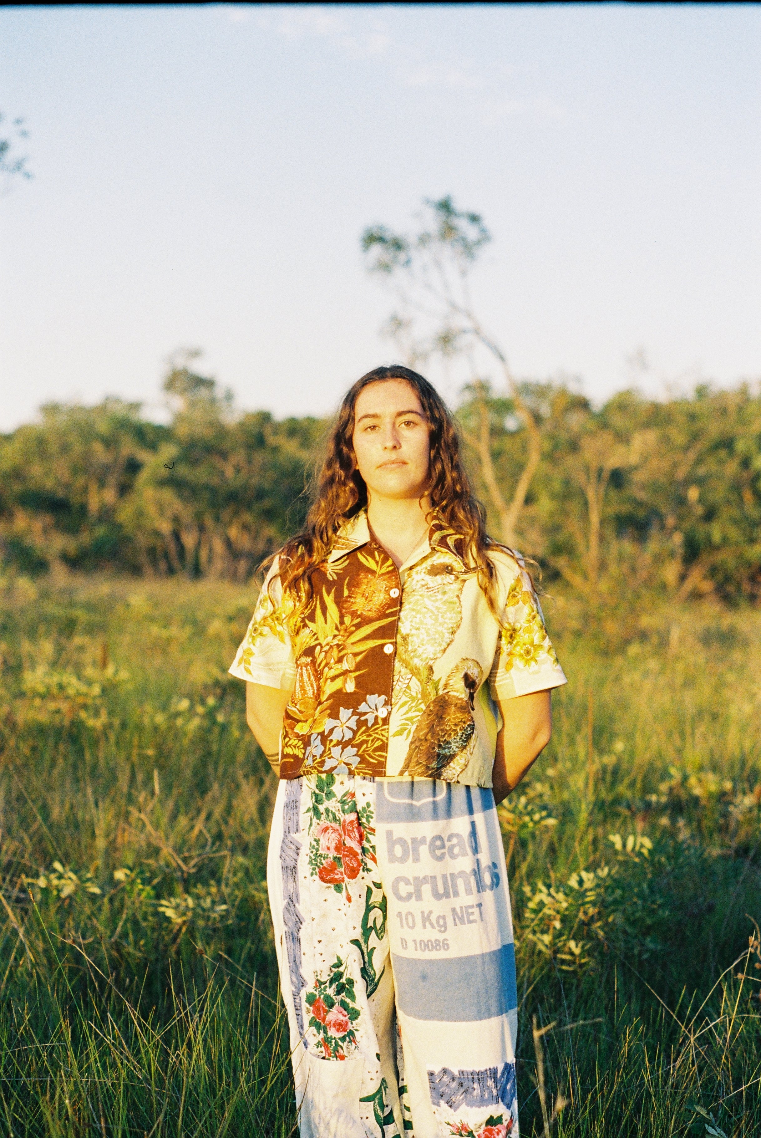 Button Up Shirt | Orange Blossom | Medium