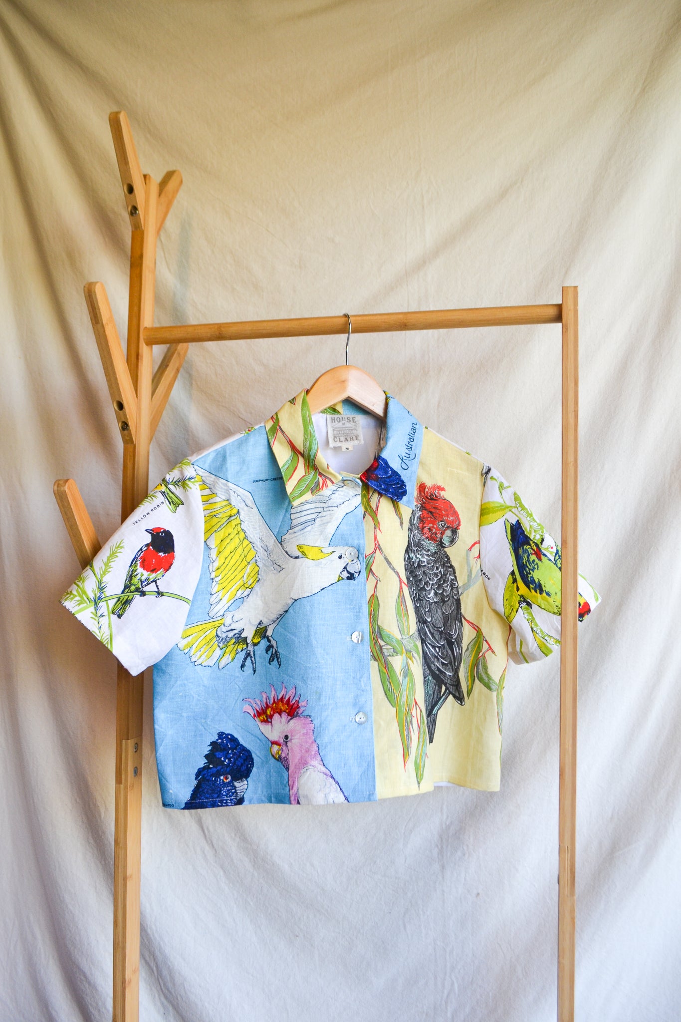 Button Up Shirt | Cockatoo | Medium