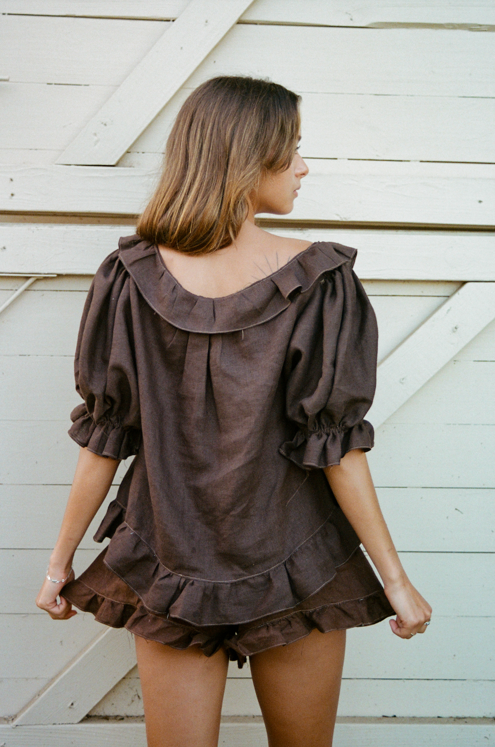 Boheme Blouse ~ Cocoa