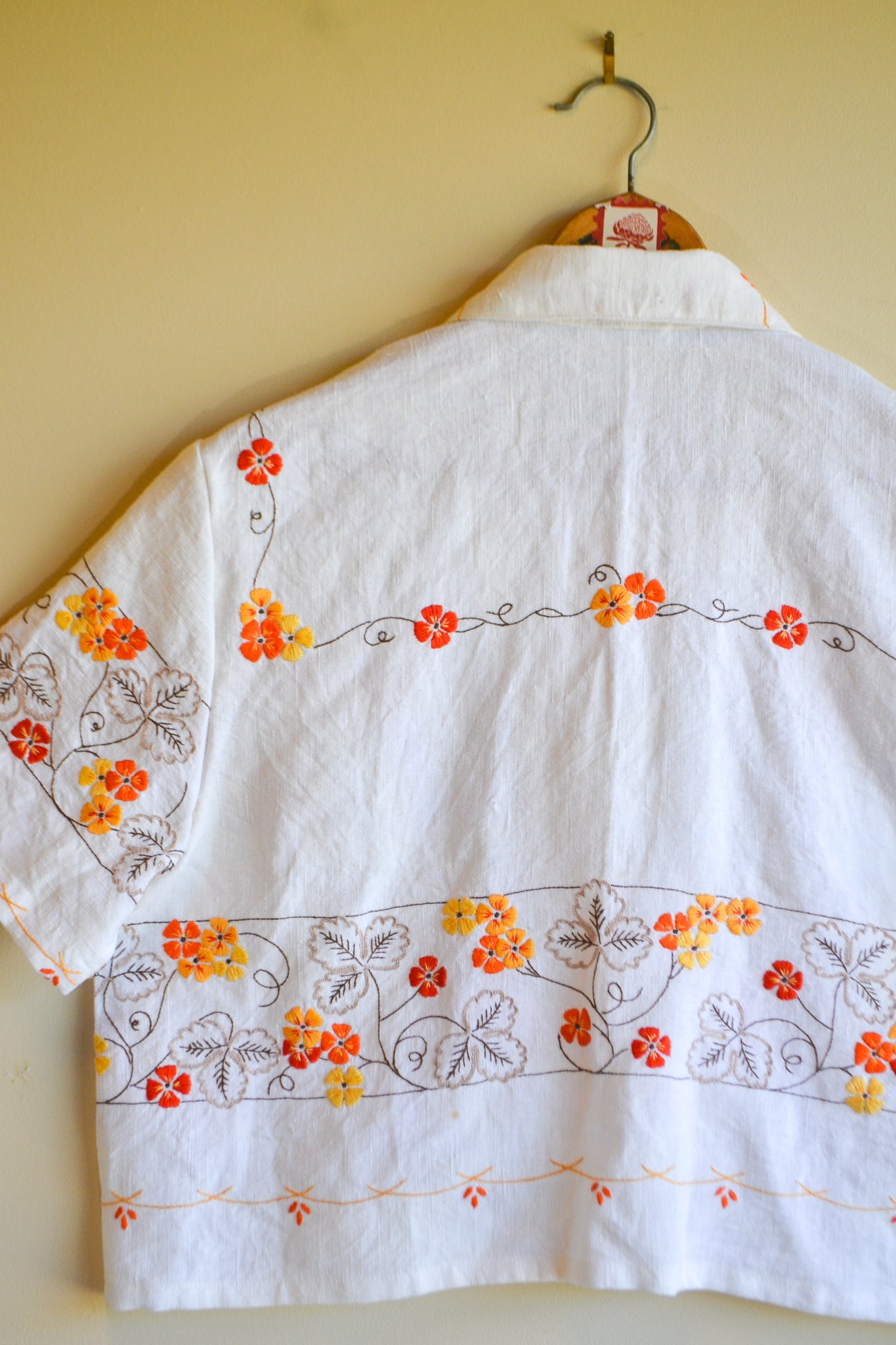 Button Up Shirt | Orange Blossom | Medium