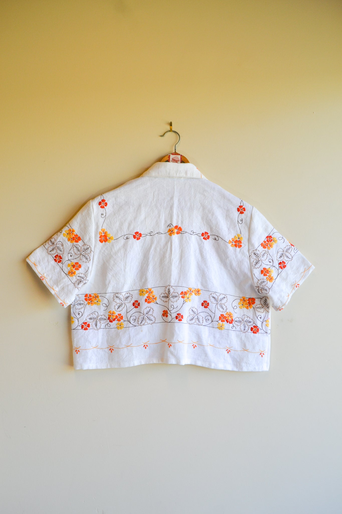 Button Up Shirt | Orange Blossom | Medium
