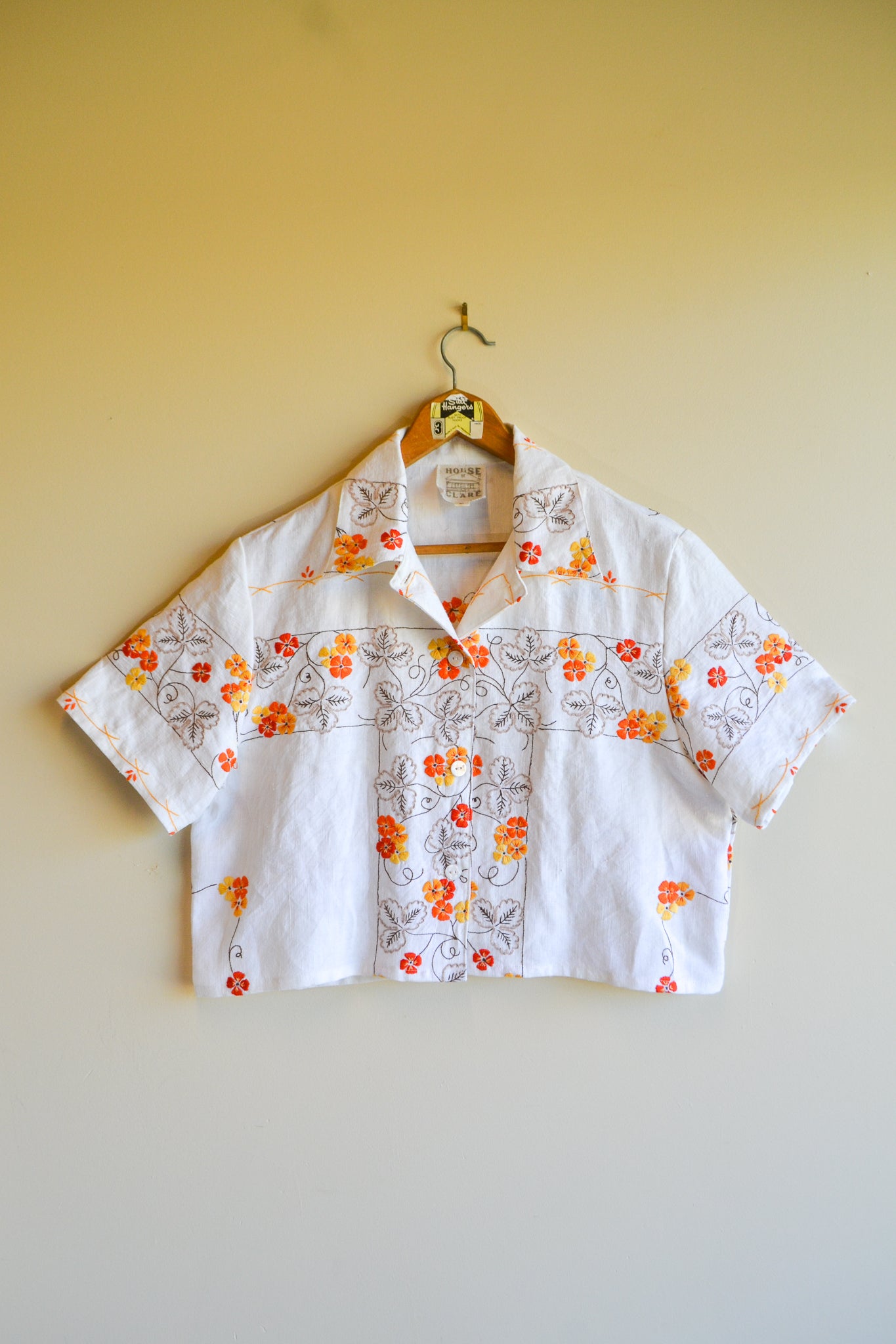Button Up Shirt | Orange Blossom | Medium