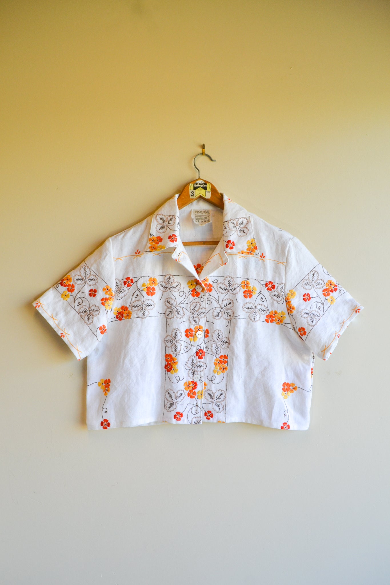 Button Up Shirt | Orange Blossom | Medium