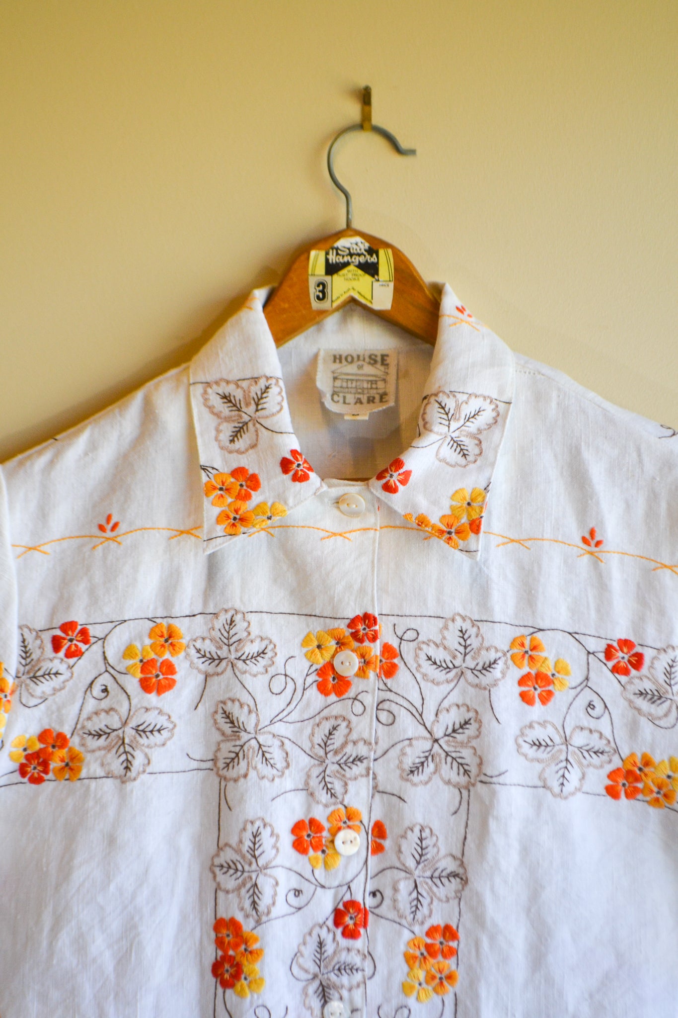 Button Up Shirt | Orange Blossom | Medium
