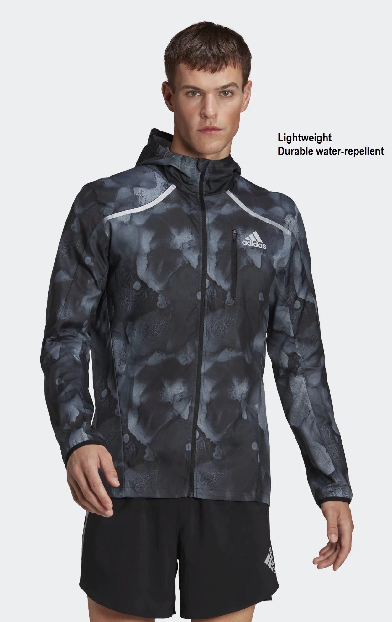 Men ? Running Marathon Fast Graphic Jacket HE4562