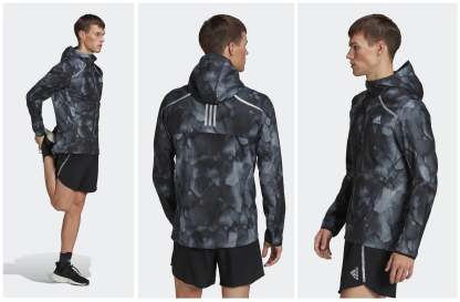 Men ? Running Marathon Fast Graphic Jacket HE4562