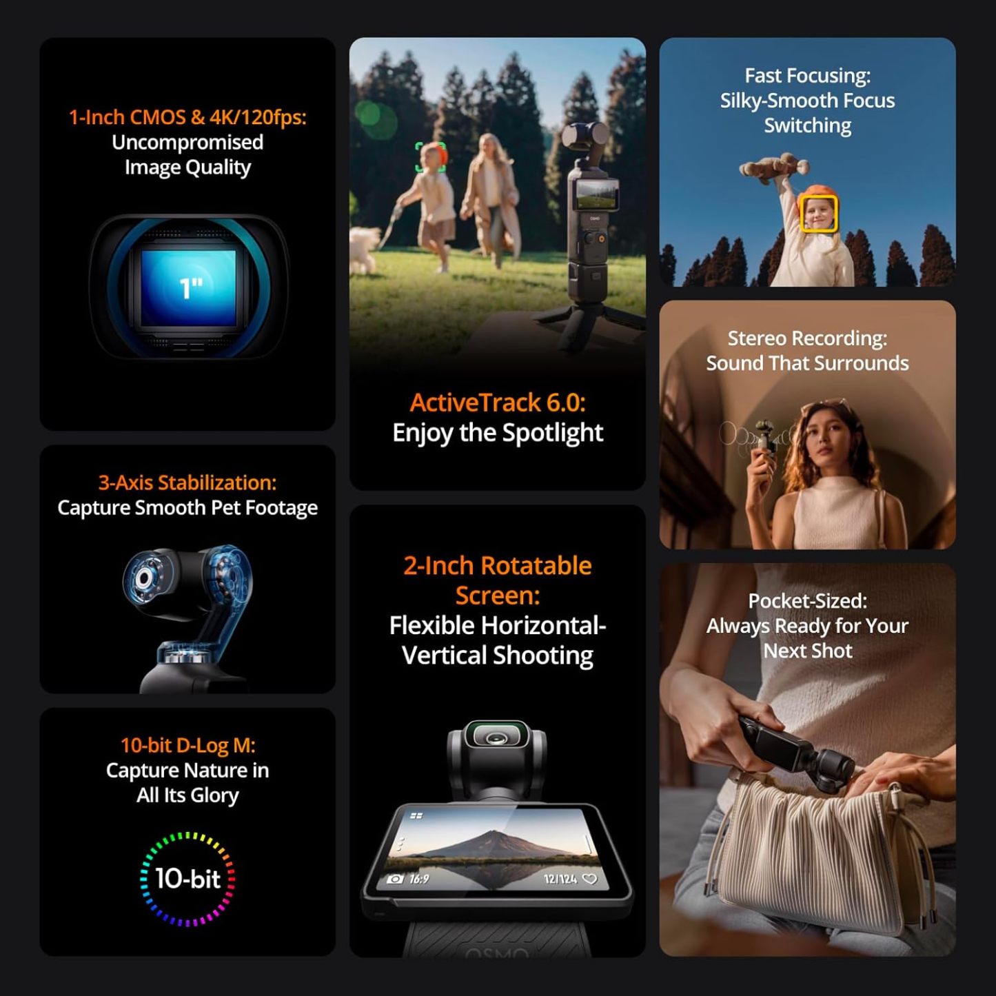 Creative Vlog Camera Osmo Pocket 3 ( HOLIDAY SALE! )