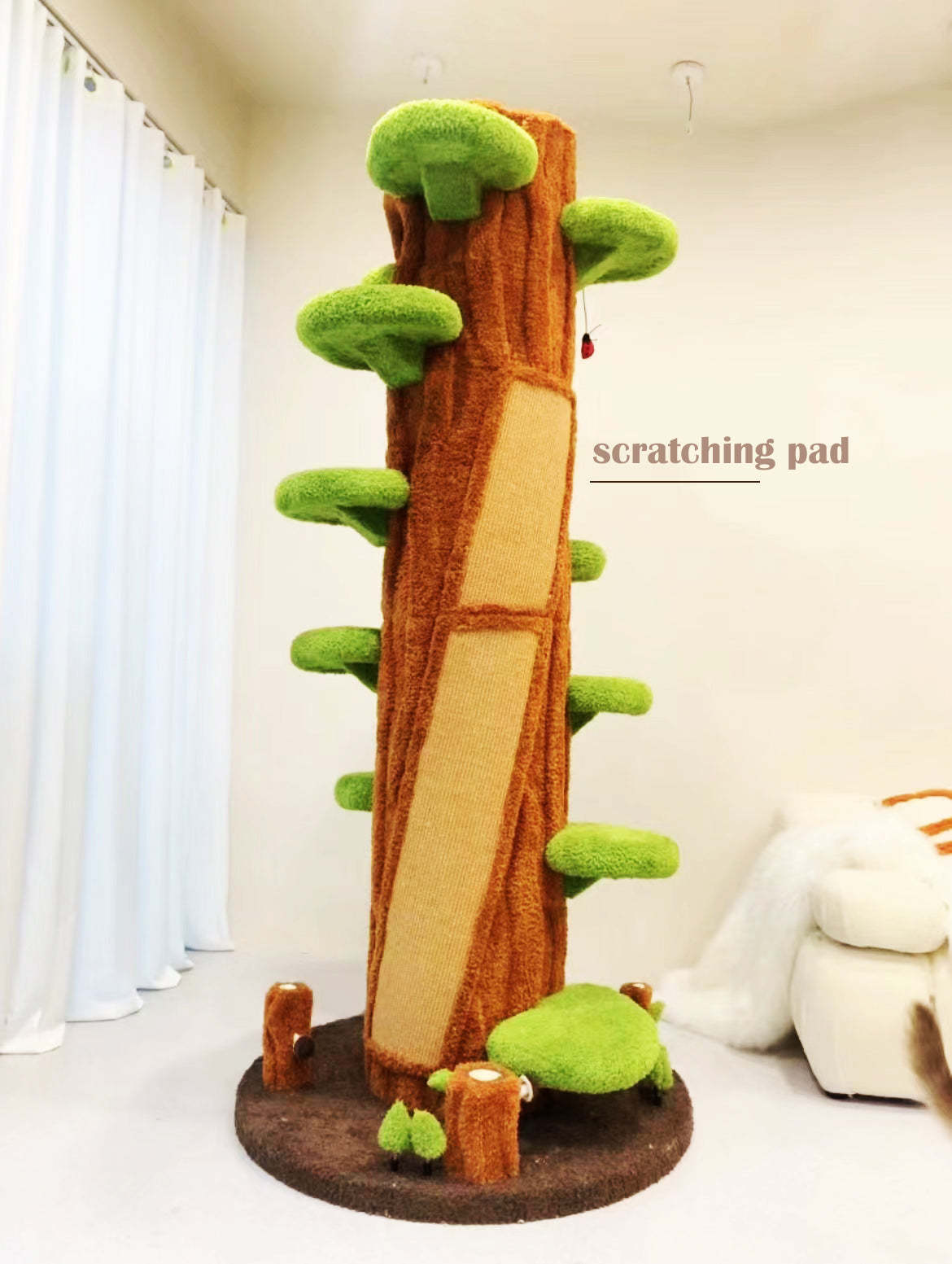 Magic Forest Cat Tree Tower, 90 Inches Tall