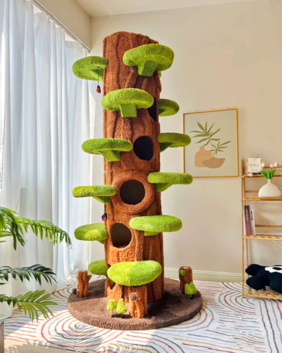 Magic Forest Cat Tree Tower, 90 Inches Tall