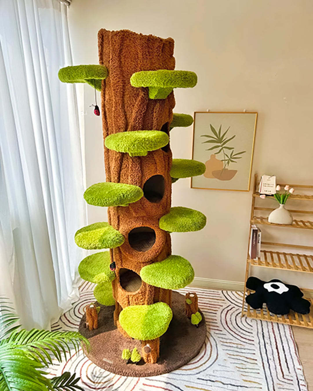 Magic Forest Cat Tree Tower, 90 Inches Tall