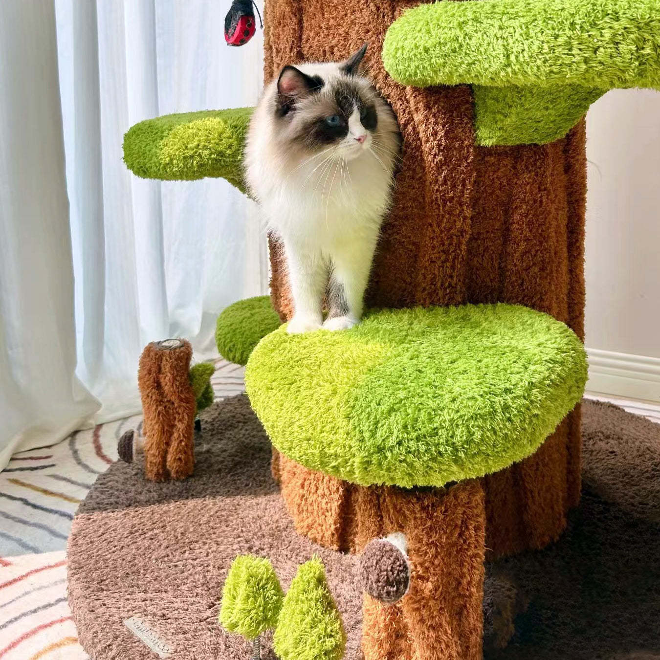 Magic Forest Cat Tree Tower, 90 Inches Tall