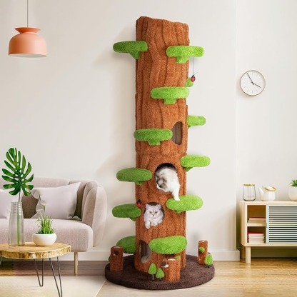 Magic Forest Cat Tree Tower, 90 Inches Tall