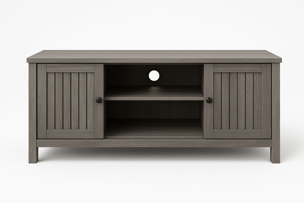 TV-Schrank Holz Grau 120cm-Jardinaurorazen