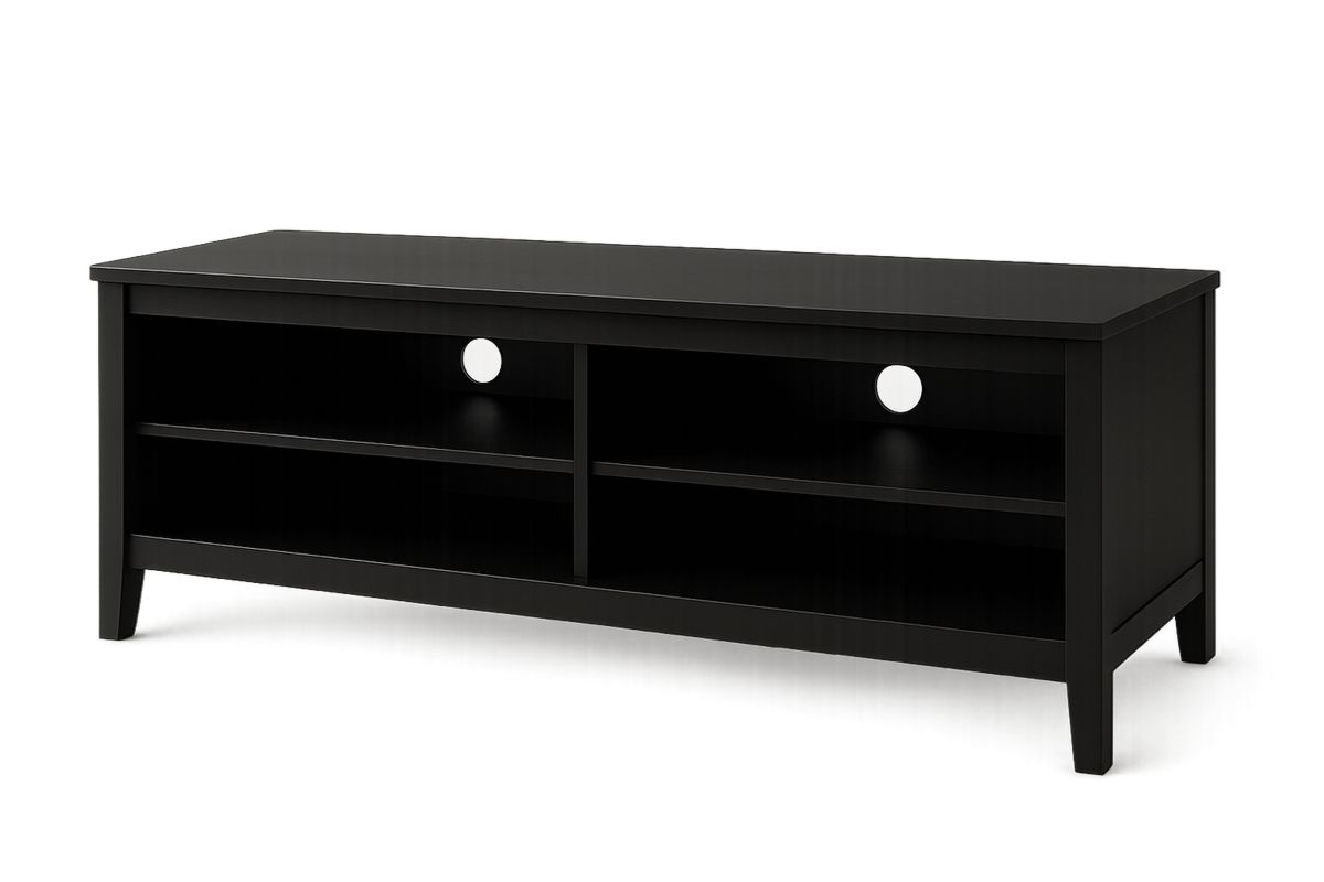 TV-Bank Holz Schwarz 120 cm-Jardinaurorazen