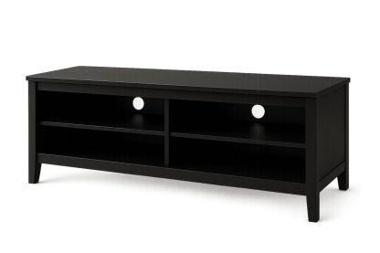 TV-Bank Holz Schwarz 120 cm-Jardinaurorazen