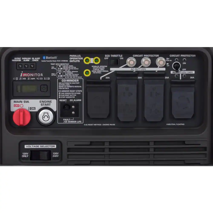 (🔥Clearance Sale!) EU7000ISNAN 7000-Watt 120/240-Volt Inverter Generator with CO-MINDER - 49-State