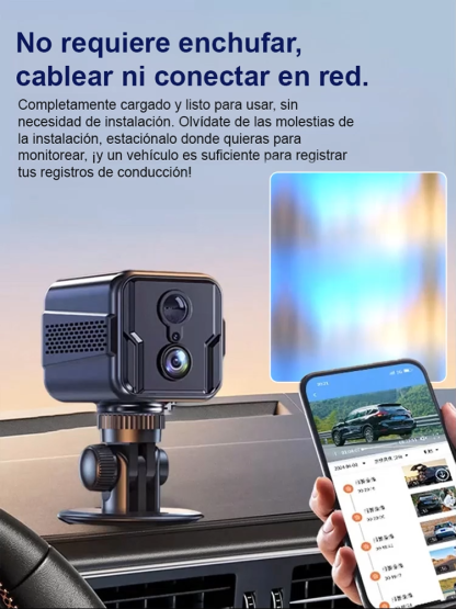 💰¡No necesitas Wi-Fi ni cables, y lo mejor: nunca pagarás una cuota mensual! 🚀Cámara oculta inalámbrica en alta definición