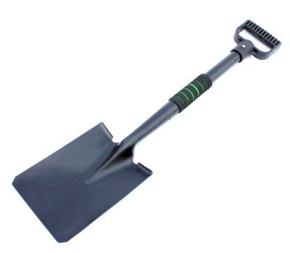 Équipement d'extérieur : pelle à neige robuste pour véhicules et outil de tranchée