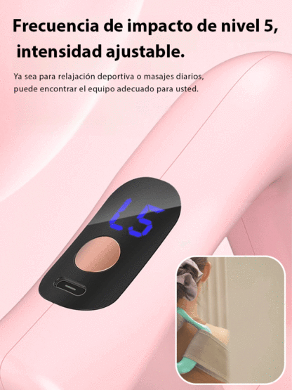 【¡Quema grasa rápido sin hacer ejercicio!】Rodillo masajeador con vibración para tensar la fascia