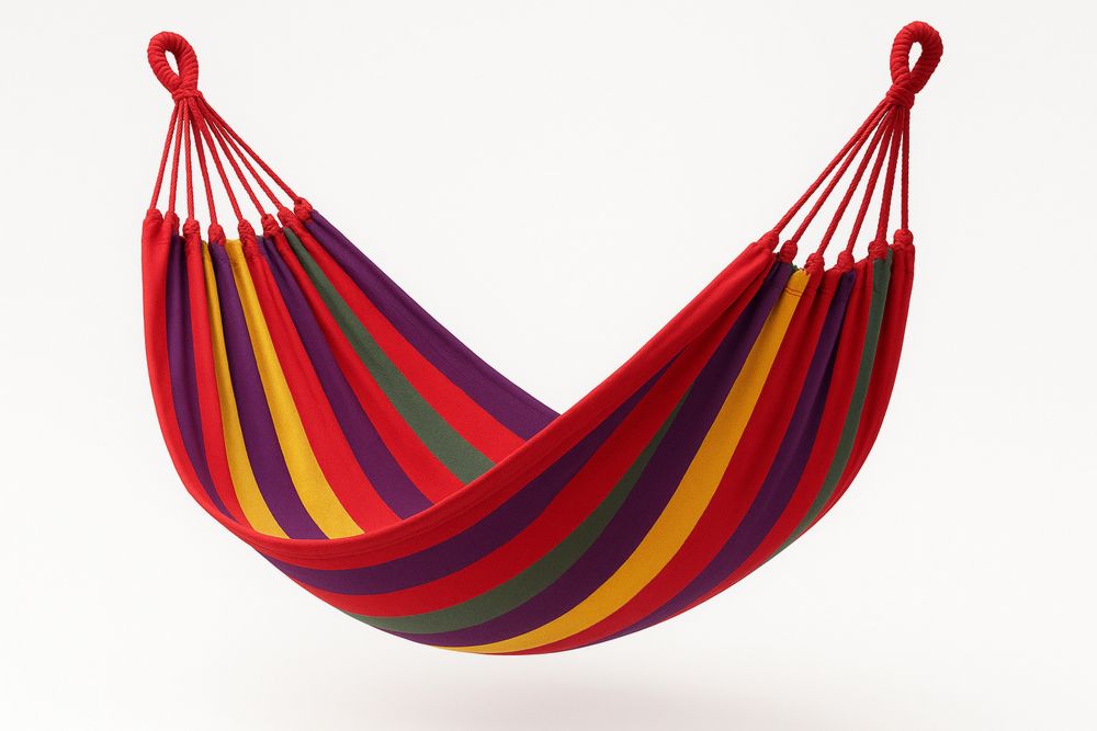 Hängematte Baumwolle Mehrfarbig 200x150 cm