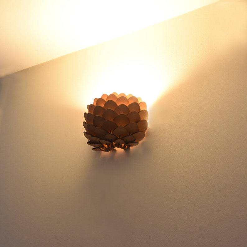 Applique murale en bois - éclairage intérieur