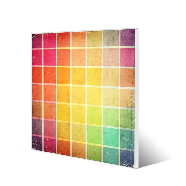 Tableau de messages magnétique mural motif vitrail