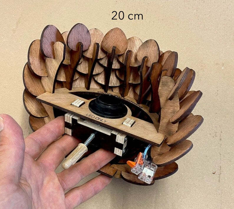 Applique murale en bois - éclairage intérieur