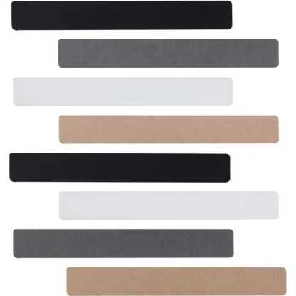 Bandes murales en feutre : tableau d'affichage avec épingles (5 pièces)