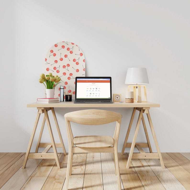 Tableau de messages magnétique mural feutrine colorée arquée