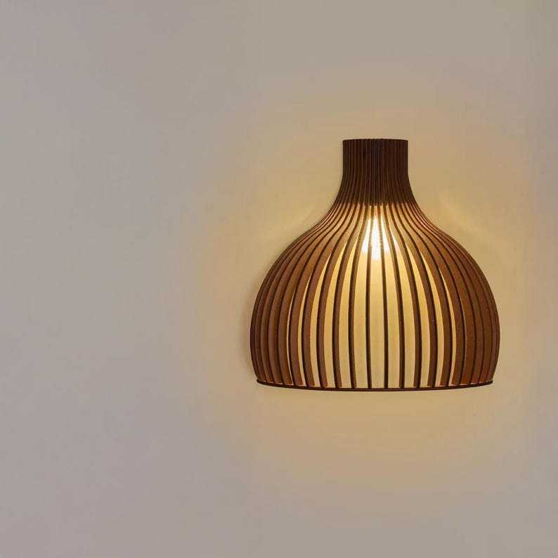 Applique murale en bois, applique murale moderne, applique murale en bois naturel, luminaire mural LED G9, éclairage mural scandinave, applique murale décorative